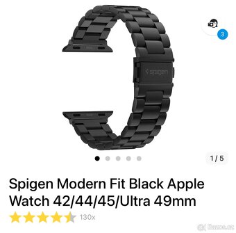 Apple Watch Ultra 2 Black - měsíc staré, 100% stav - 9
