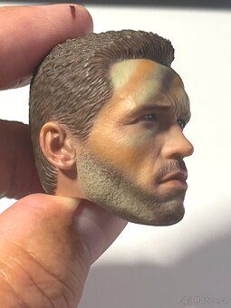 Predator 3x hlava Dutche na figurku 1/6 - A.Schwarzenegger - 9
