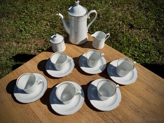 Čajová souprava Winterling Bavaria – porcelán se zlatou link - 9