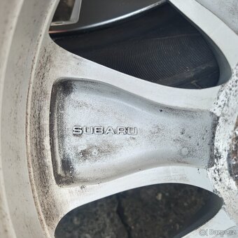 Hliníkové disky Subaru outback 5X100 7X17 Et48 - 9