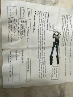 Hydraulické lisovací kleště (542) - 9