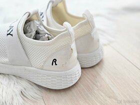 bílé tenisky, botasky, plátěnky s nápisem Repla - 9