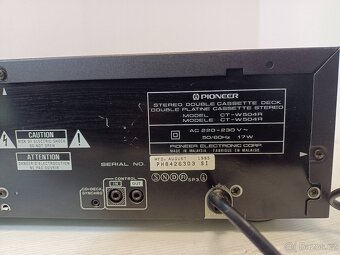 PIONEER stereo deck CT-W504R - 9