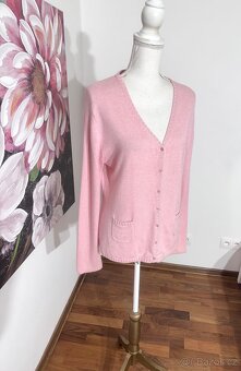 Hedvábné Kašmírový kardigan Insieme - 9