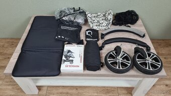 Gesslein Kočárek F6 Air+ s koženým madlem a C1-Lift taškou - 9