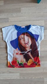 Dívčí trička s krátkým rukávem vel.122/128 - 9