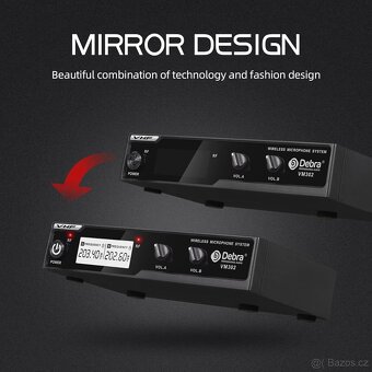 Bezdrátový mikrofonní systém Debra Audio PRO VM302 - 9