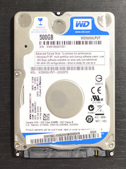 Komponenty pro notebooky (CPU, RAM, Disky) - 9