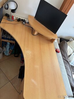 Rohový PC/pracovní stůl - 9