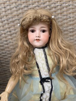 Starožitná kloubová panenka - A. M. - 63cm - 9