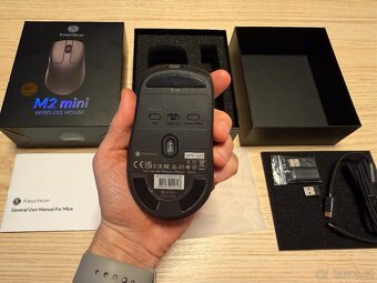 Keychron M2 Mini Wireless Mouse (PixArt 3950, až 8K 30.000) - 9