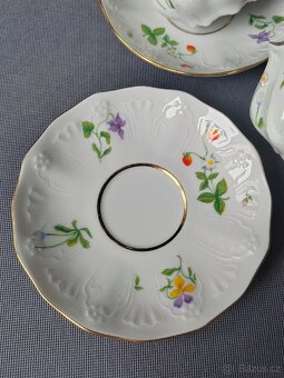 Porcelánová čajová sada šálků s podšálkem Moritz Zdekauer - 9