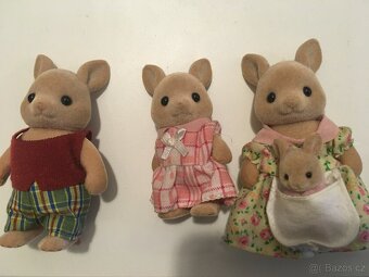 Set domu, karavanu, auta, cukrárny, miminek a rodinek silvan - 9