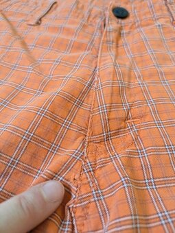 Oranžové kostkované Rejoice kalhoty / vel. S - 9