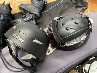2x snowboard 150 a 158 cm boty 38 43 a komplet příslušenství - 9