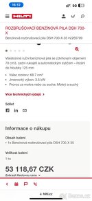 Vozík spárové pily HILTI DSH -FSC - 9