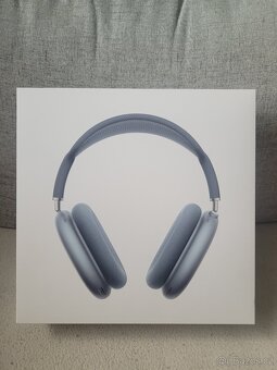 Nové sluchátka originálně zabalená Apple AirPods Max - modré - 9
