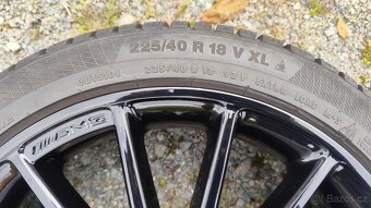 ALU DISKY MERCEDES AMG R18 5x112 ZIMNÍ PNEU 225/40/18 - 9