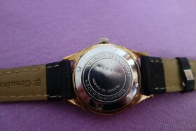 Německé pozlacené hodinky GUB Glashutte Q1 - 9