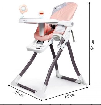 Dětská jídelní židlička Ecotoys - 9