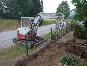 Výkopové práce, přistavení kontejneru, míchání betonu - 9