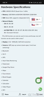 Smart watch 1250mAh 64gb SIM WiFi bluetooth.. - 9