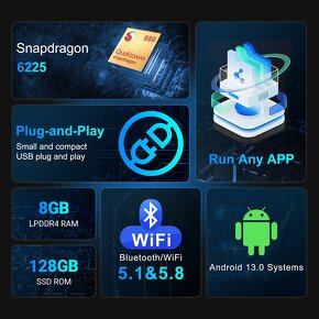 Bezdrátové Car Play / Android Auto, AI Box, - 9