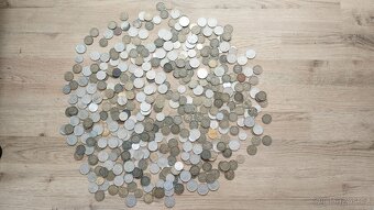 2kg československé mince, 445ks konvolut minci - 9