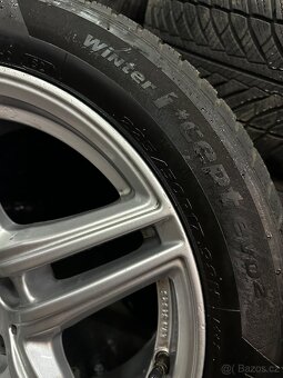 5x112 7,5J ET36 Borbet XR + 225/50 R17 zimné - 9