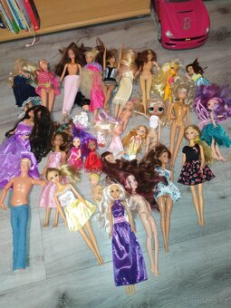 Velký dřevěný barbie domeček - 9