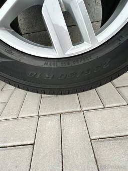 Original Alu Audi Q5 r18 komplet letní sada kol 235/60 r18 - 9