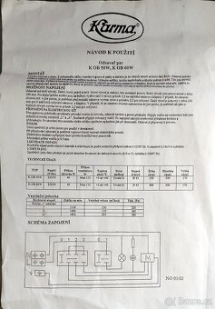 Prodám digestoř zn.Karma - 9