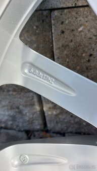 Alu kola 5x112 r17 Dijon orig. Vw Golf VII - zimní pneu - 9