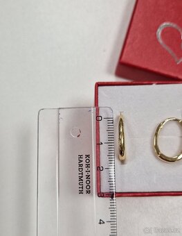 Krásné pozlacené naušnice - 9