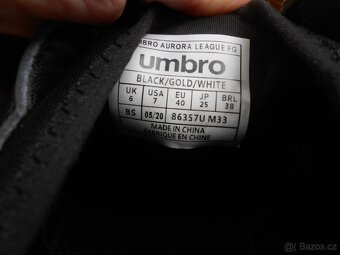Kopačky UMBRO AURORA EU 40 + PUMA FUTURE EUR 37,5 - použité - 9