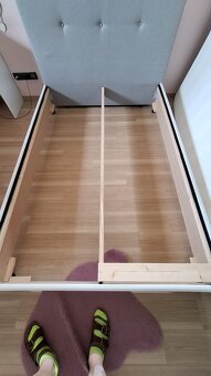 Jednolůžková čalouňená postel 140x210x55 - 9
