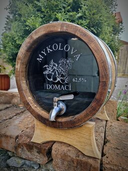 Dubový sud so skleneným čelom - 9