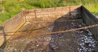 Vlek za traktor BSS, 7tun - 9