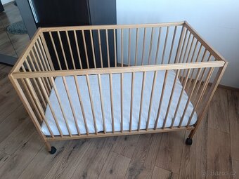 Dětská postýlka s matrací ikea nová - 9