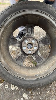 Alu kola 5x100 R17 Santa Monica originál + letní pneu - 9