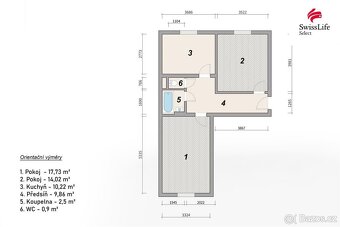Prodej bytu 2+1 55 m2 Sídliště, Lysá nad Labem - 9