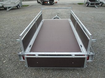 Nebrzděný přívěs VA 750kg 2,52x1,27/0,30 zes.nápr. - 9