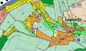 Prodej pozemku k bydlení, 1265 m², Samopše - 9