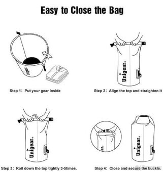 Unigear Dry Bag, 5L, vodotěsný vak - 9