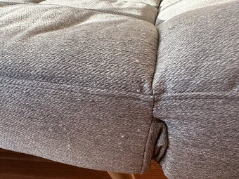 Rozkládací sedačka 182x82 šedá - 9