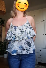 Volný letní top C&A Premium, vel. 40 - 9
