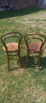 Thonet párové židle solidní stav doporučuji - 9