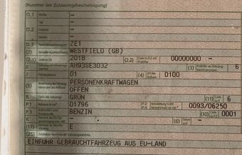 WESTFIELD ZE1 1.8 93kW rv1995 AUTOSALON - 9
