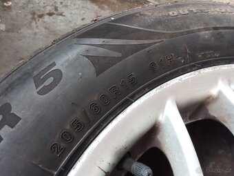 Kompletní sada ALU kol PLATIN 4x108 + pneu 205/60/15 - 9
