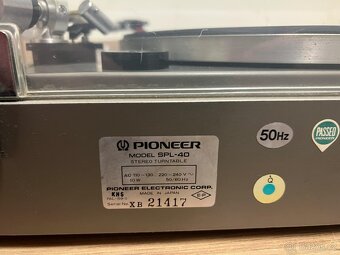 PIONEER GRAMOFON SPL-40 - 9